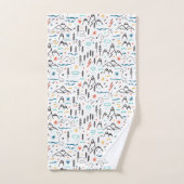 Motif de montagne (Serviette à main)