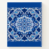 Motif de mosaïque en Indigo et Cobalt Blue Journal (Dos)