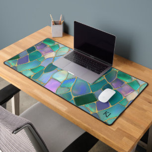 Motif de mosaïque en verre coloré pastel