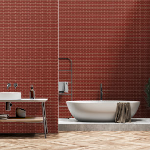 Motif de mur en brique rouge