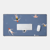 Motif de nageurs vintages (Clavier et souris)