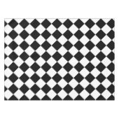 Motif de nappe à chèque blanc noir (Devant (Horizontal))