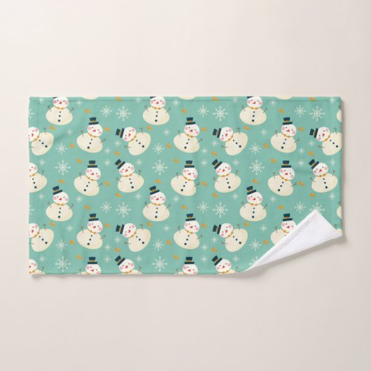 Motif de neige (Serviette à main)