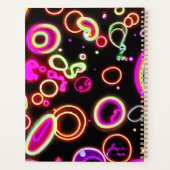 Motif de néon vibrant (Dos)