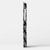 Motif de New York Grey Coque-Mate coque iphone (Verso / Gauche)