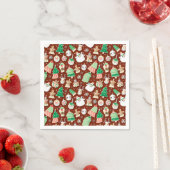 Motif de Noël 7 - serviettes en papier (En situation)