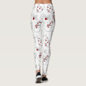 Motif de Noël amusant leggings de vacances (Dos)