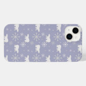 Motif de Noël avec ours polaires et flocons de nei (Verso Horizontal)