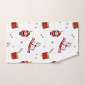 Motif de Noël casse-noisette (Serviette à main)