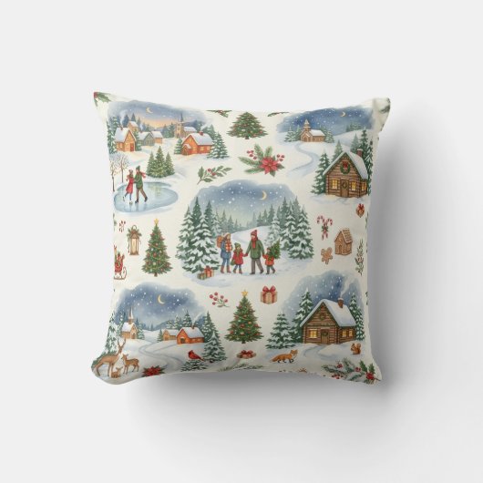Motif de Noël Coussin (Recto)