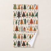 Motif de Noël d'art populaire scandinave (Serviette à main)