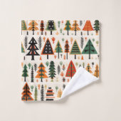 Motif de Noël d'art populaire scandinave (Gant de toilette)