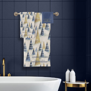 Motif de Noël en or bleu #8 ID1009