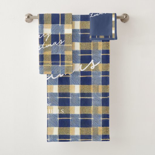 Motif de Noël en or bleu n° 7 ID1009 (En situation)