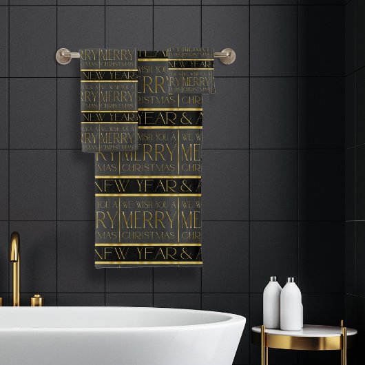 Motif de Noël en or noir #35b ID1009