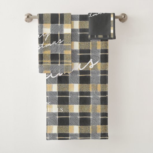 Motif de Noël en or noir n° 7 ID1009 (En situation)