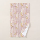 Motif de Noël en or rose #29 ID1009 (Serviette à main)