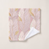 Motif de Noël en or rose #29 ID1009 (Gant de toilette)