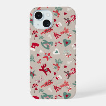 Motif de Noël esthétique Arbre Bonbon
