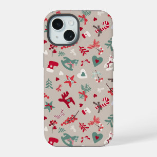 Motif de Noël esthétique Arbre Bonbon