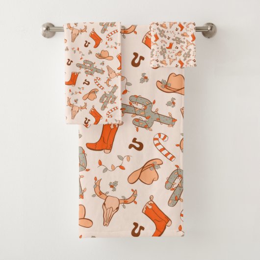 Motif de Noël esthétique Western Cowboy tendance (En situation)