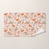 Motif de Noël esthétique Western Cowboy tendance (Serviette à main)