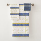 Motif de Noël Gold bleu#35 ID1009 (En situation)