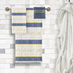 Motif de Noël Gold bleu#35 ID1009