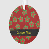 Motif de Noël Poinsettia (devant)