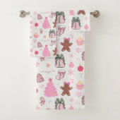 Motif de Noël rose (En situation)