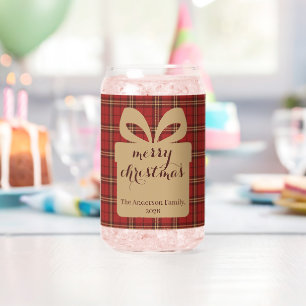 Motif de Noël Rouge Plaid -