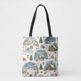 Motif de Noël sac à bandoulière