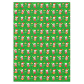 Motif de Noël sur nappe verte (Devant)