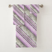 Motif de Noël vert violet #28 ID1009 (En situation)