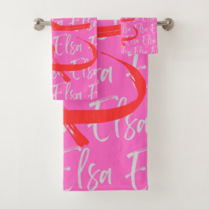 Motif de nom Elsa Repeating