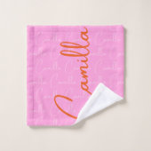Motif de nom répétitif Camilla  (Gant de toilette)