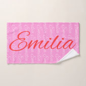 Motif de nom répétitif Eliana  (Serviette à main)