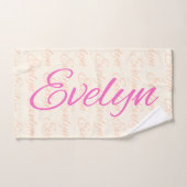 Motif de nom répétitif Evelyn  (Serviette à main)