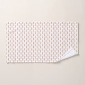 Motif de nom Rose Poussiéreuse Moderne (Serviette à main)