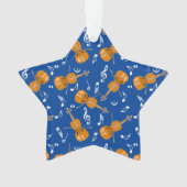 Motif de notes de musique violon (devant)