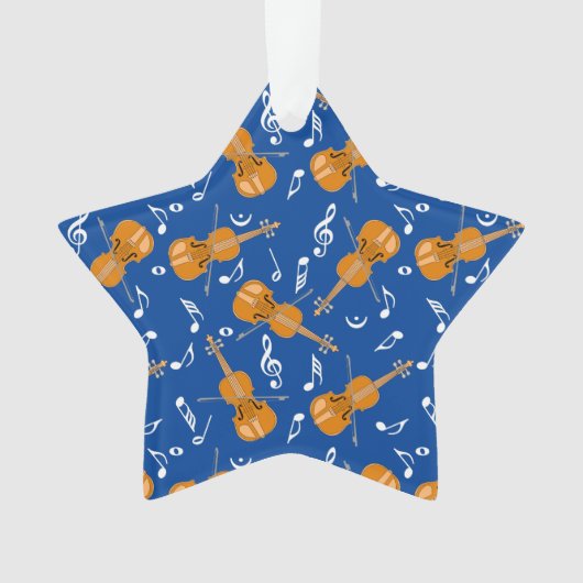 Motif de notes de musique violon (devant)