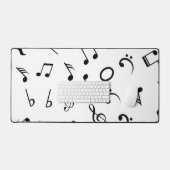 Motif de notes musicales (Clavier et souris)