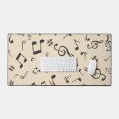 Motif de notes musicales (Clavier et souris)
