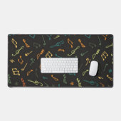 Motif de notes musicales (Clavier et souris)