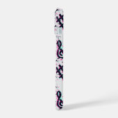 Motif de notes musicales et de coeurs déformés (Côté gauche)