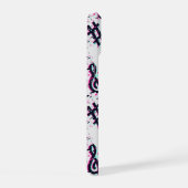 Motif de notes musicales et de coeurs déformés (Côté droit)