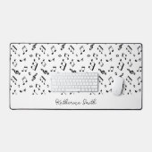 Motif de notes musicales personnalisées (Clavier et souris)