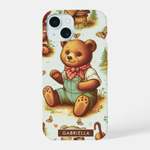 Motif de nounours mignon vintage