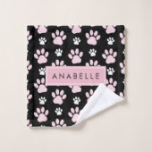 Motif De Pailles, Pailles Roses, Pailles De Chien, (Gant de toilette)