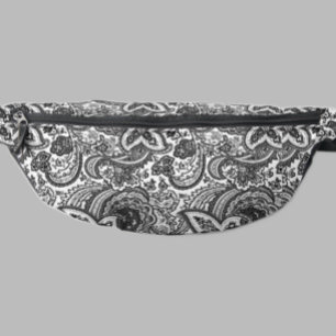 Motif de paisley noir